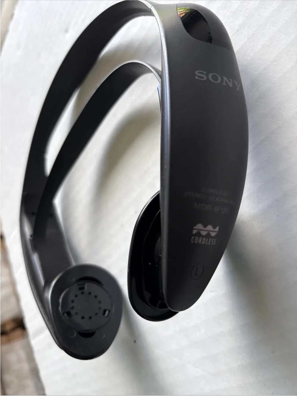 Sony Cordless Stereo Black Open-Ear Headphones-Model MDR IF120